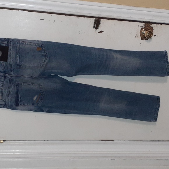 Crooks & Castles Distressed Denim Blue Size 32X32 Streetwear Edge Urban Jeans - Picture 2 of 11